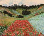 Claude Monet Poppy Field in a Hollow near Giverny oil on canvas
